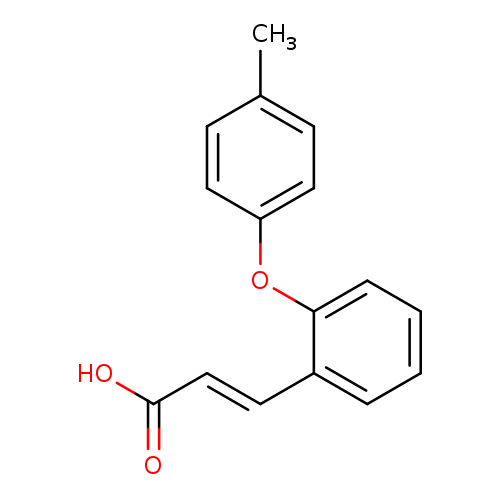 (2E)-3-[2-(4-methylphenoxy)phenyl]prop-2-enoic acid