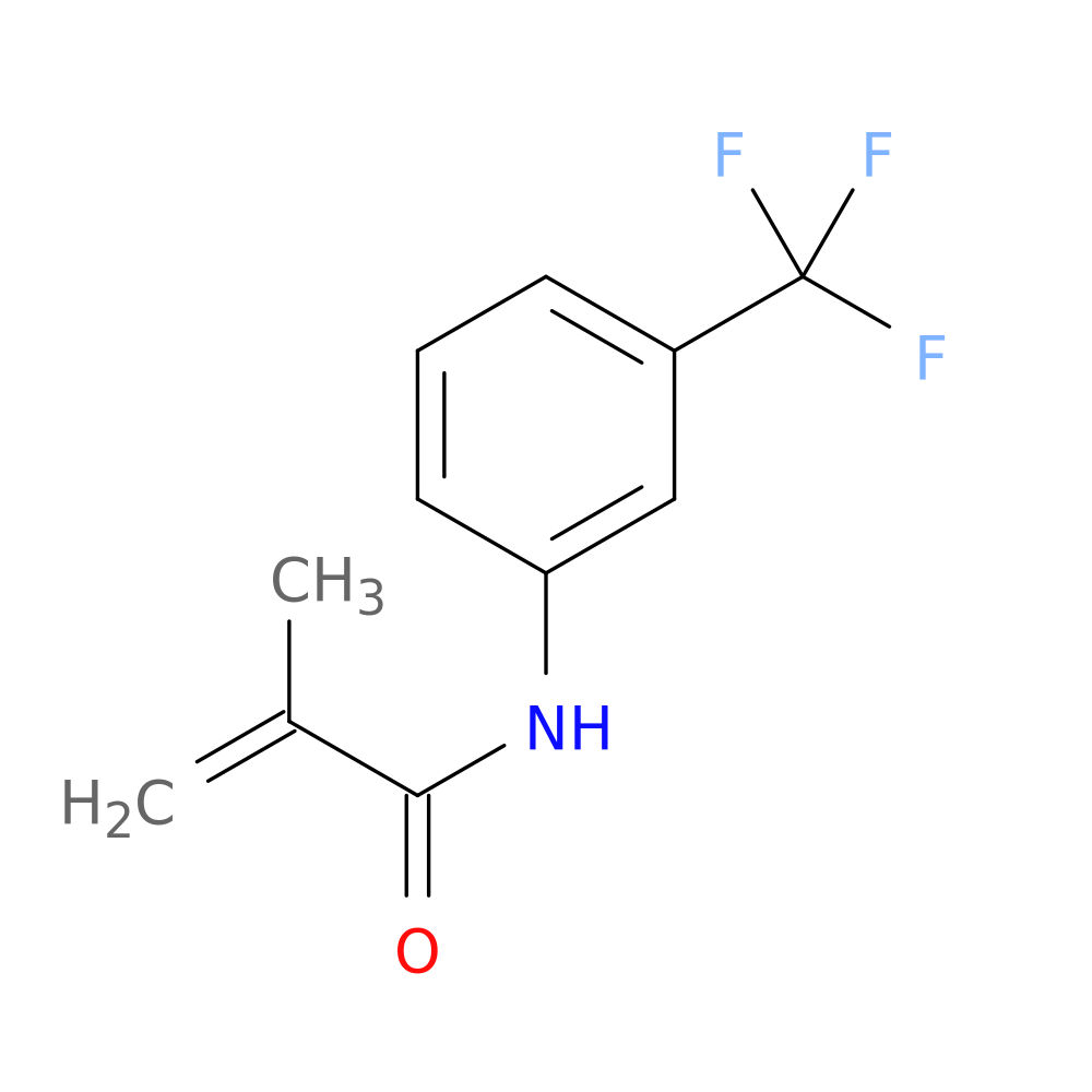 2-Propenamide,2-methyl-N-[3-(trifluoromethyl)phenyl]-