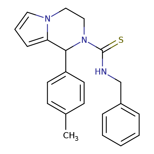 N-benzyl-1-(4-methylphenyl)-1H,2H,3H,4H-pyrrolo[1,2-a]pyrazine-2-carbothioamide
