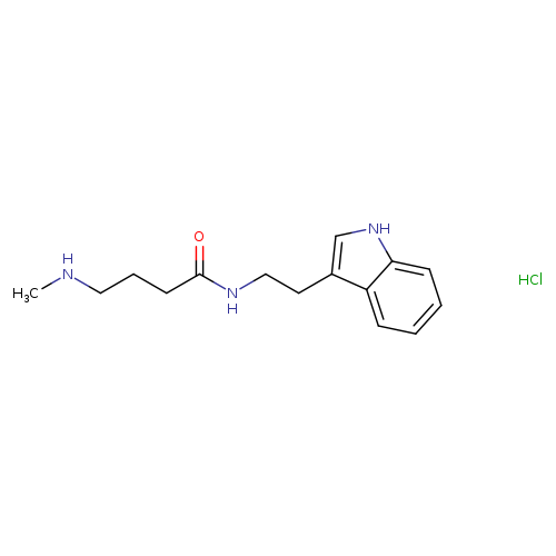 N-[2-(1H-indol-3-yl)ethyl]-4-(methylamino)butanamide hydrochloride