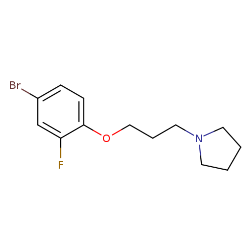1-(3-(4-BROMO-2-FLUOROPHENOXY)PROPYL)PYRROLIDINE