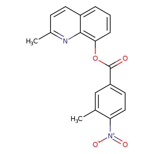 2-methylquinolin-8-yl 3-methyl-4-nitrobenzoate