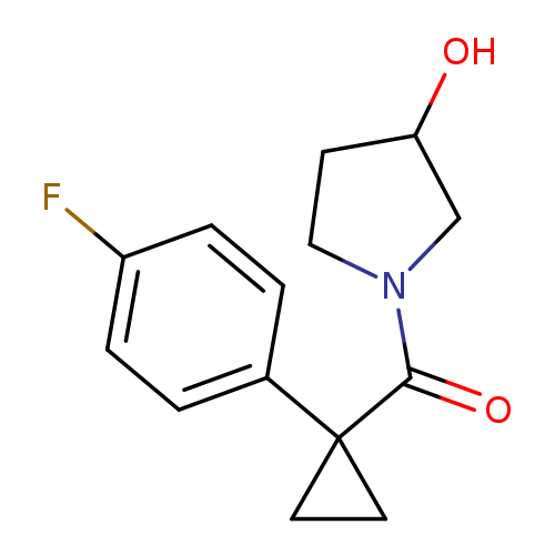 1-[1-(4-fluorophenyl)cyclopropanecarbonyl]pyrrolidin-3-ol