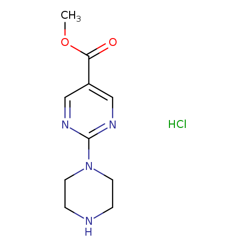 methyl 2-(piperazin-1-yl)pyrimidine-5-carboxylate hydrochloride