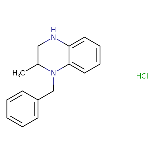 1-benzyl-2-methyl-1,2,3,4-tetrahydroquinoxaline hydrochloride