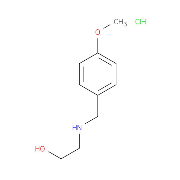 2-((4-Methoxybenzyl)amino)ethanol hydrochloride