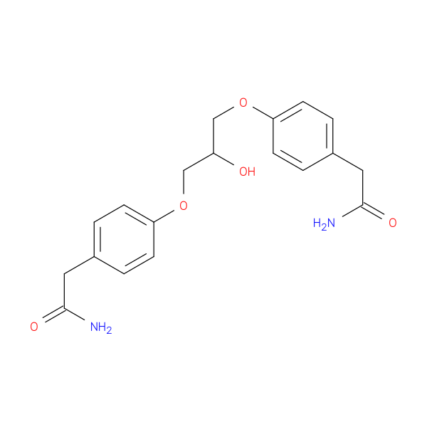 4,4'-[(2-Hydroxy-1,3-propanediyl)bis(oxy)]bis-benzeneacetamide (Atenolol Impurity E)