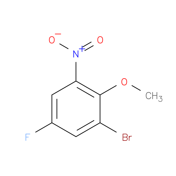 2-Bromo-4-fluoro-6-nitroanisole