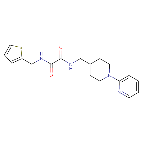 N'-{[1-(pyridin-2-yl)piperidin-4-yl]methyl}-N-[(thiophen-2-yl)methyl]ethanediamide