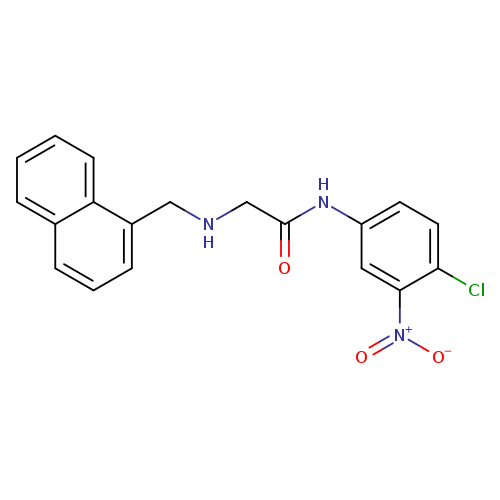 N-(4-chloro-3-nitrophenyl)-2-{[(naphthalen-1-yl)methyl]amino}acetamide