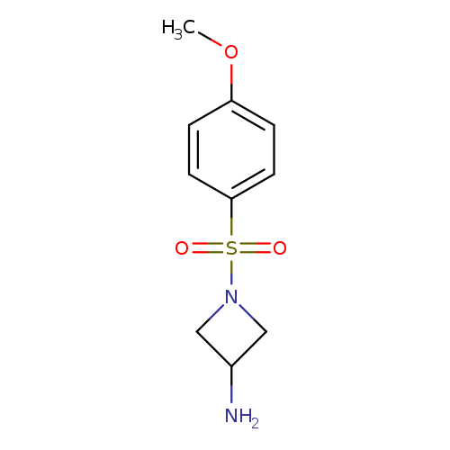 1-(4-methoxybenzenesulfonyl)azetidin-3-amine