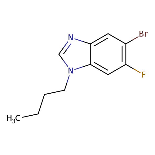 5-Bromo-1-butyl-6-fluorobenzoimidazole, HCl
