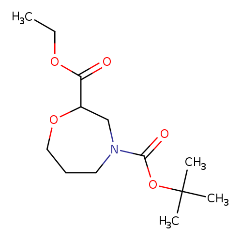 1,4-Oxazepine-2,4(5H)-dicarboxylic acid, tetrahydro-, 4-(1,1-dimethylethyl) 2-ethyl ester