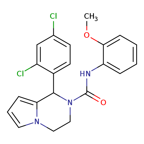 1-(2,4-dichlorophenyl)-N-(2-methoxyphenyl)-1H,2H,3H,4H-pyrrolo[1,2-a]pyrazine-2-carboxamide