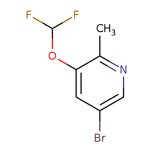 5-bromo-3-(difluoromethoxy)-2-methylpyridine