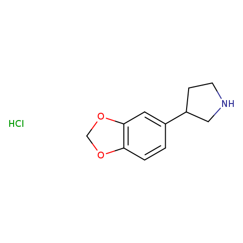 3-(2H-1,3-benzodioxol-5-yl)pyrrolidine hydrochloride