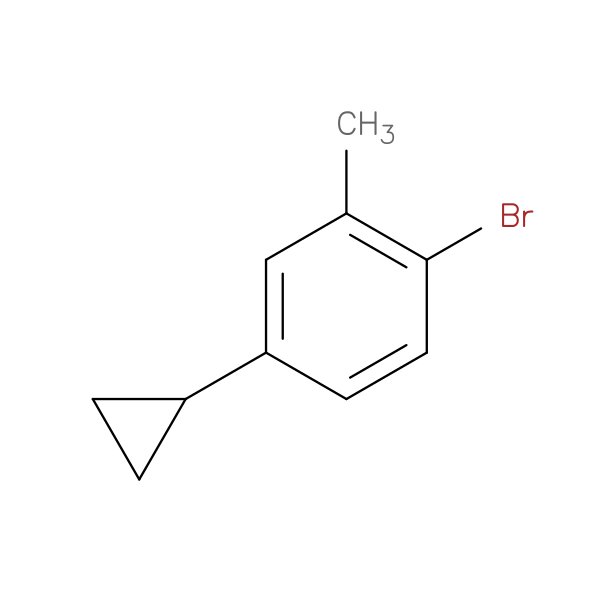 1-Bromo-4-cyclopropyl-2-methylbenzene
