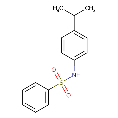N-[4-(propan-2-yl)phenyl]benzenesulfonamide