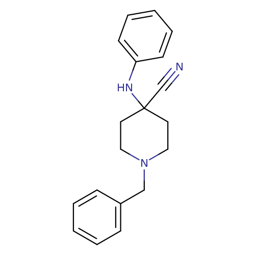 1-Benzyl-4-(phenylamino)piperidine-4-carbonitrile