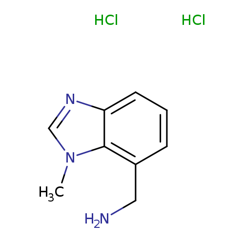 (1-methyl-1H-1,3-benzodiazol-7-yl)methanaminedihydrochloride