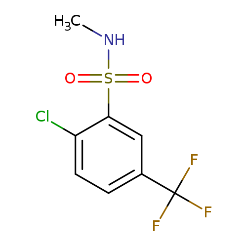 2-chloro-N-methyl-5-(trifluoromethyl)benzene-1-sulfonamide