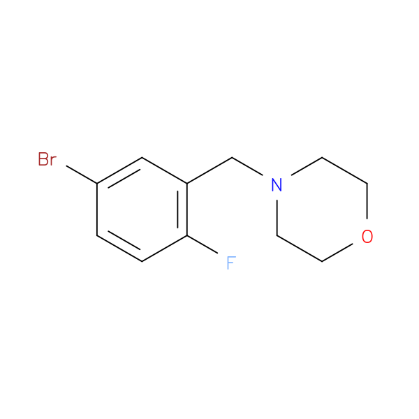 4-Bromo-1-fluorophenyl-2-(morphlinomethyl)benzene