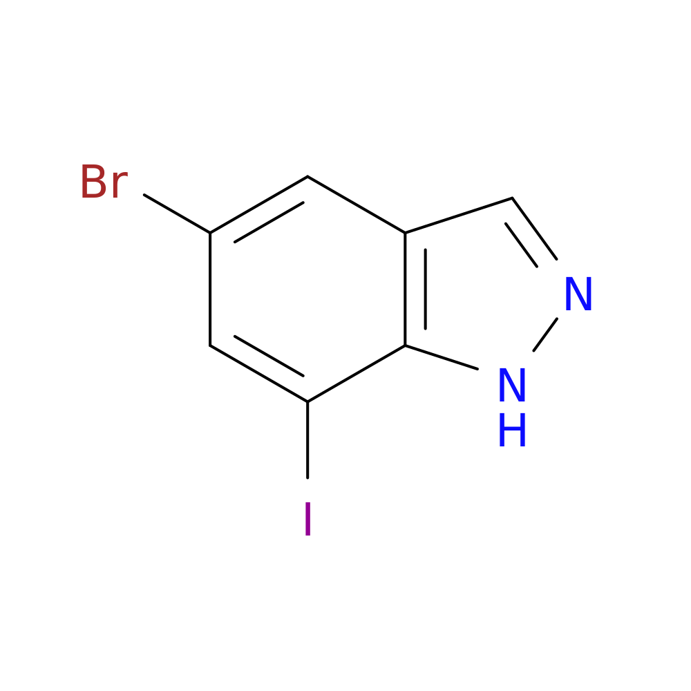 5-Bromo-7-iodo-1H-indazole