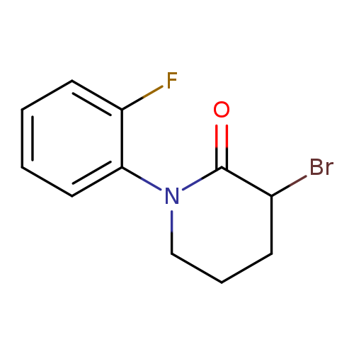 3-bromo-1-(2-fluorophenyl)piperidin-2-one