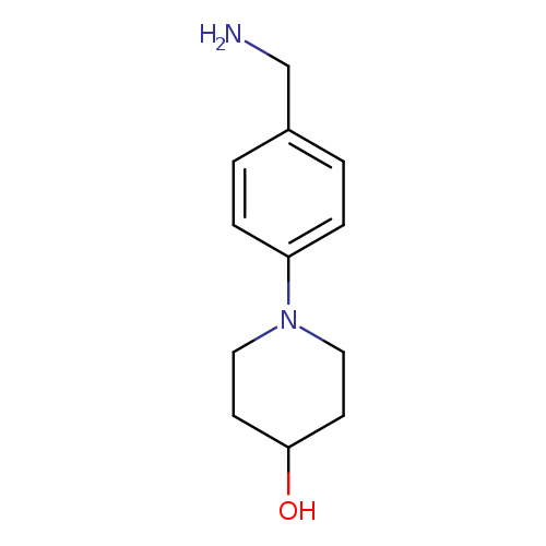 1-(4-(Aminomethyl)phenyl)piperidin-4-ol