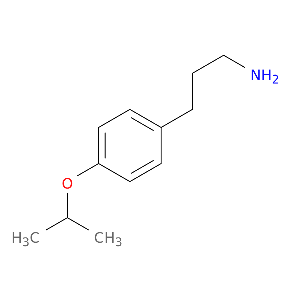 3-[4-(propan-2-yloxy)phenyl]propan-1-amine