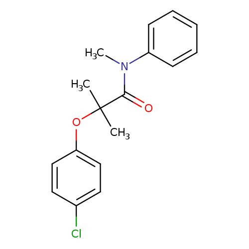 2-(4-chlorophenoxy)-N,2-dimethyl-N-phenylpropanamide