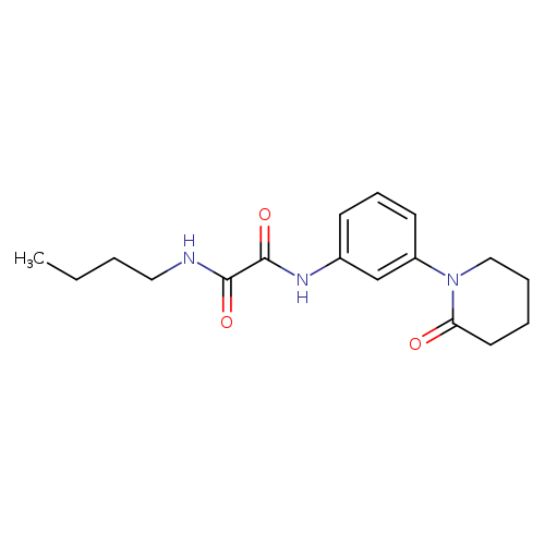 N-butyl-N'-[3-(2-oxopiperidin-1-yl)phenyl]ethanediamide