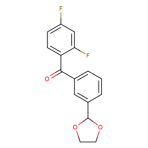 2,4-Difluoro-3'-(1,3-dioxolan-2-yl)benzophenone