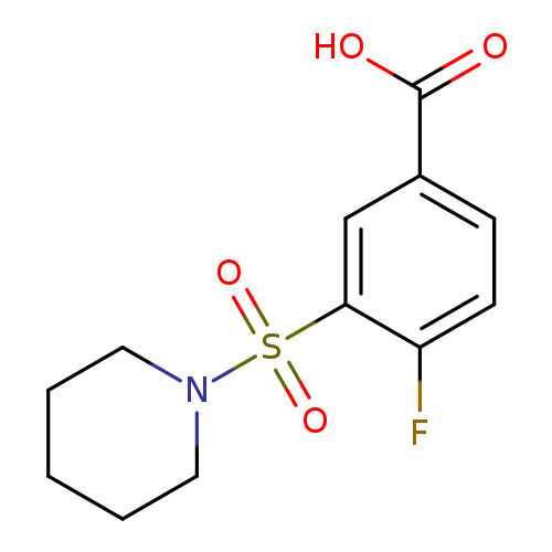 4-Fluoro-3-(piperidine-1-sulfonyl)-benzoic acid