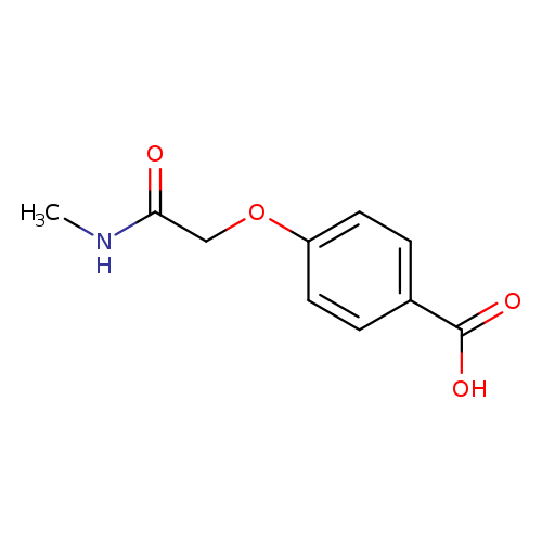 4-[(Methylcarbamoyl)methoxy]benzoic acid