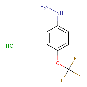 Hydrazine, [4-(trifluoromethoxy)phenyl]-, hydrochloride (1:1)