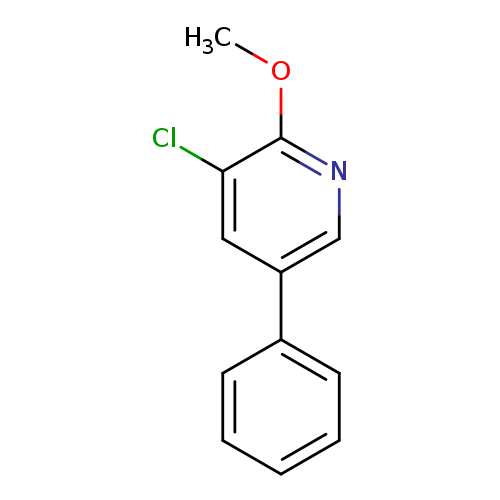 3-Chloro-2-methoxy-5-phenylpyridine