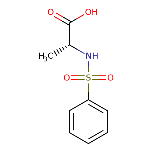 (2R)-2-benzenesulfonamidopropanoic acid