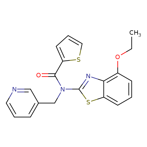 N-(4-ethoxy-1,3-benzothiazol-2-yl)-N-[(pyridin-3-yl)methyl]thiophene-2-carboxamide