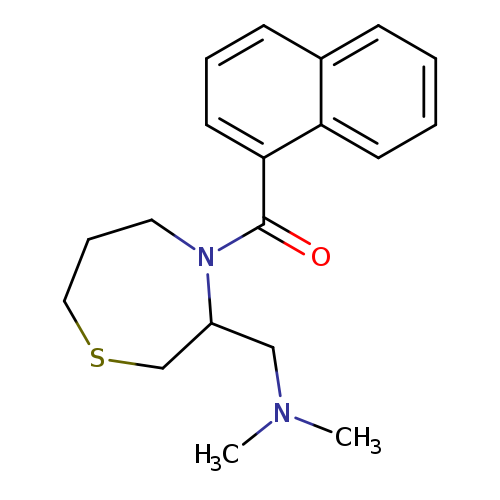 dimethyl({[4-(naphthalene-1-carbonyl)-1,4-thiazepan-3-yl]methyl})amine