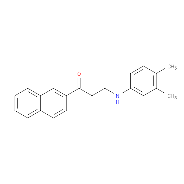 3-((3,4-Dimethylphenyl)amino)-1-(naphthalen-2-yl)propan-1-one