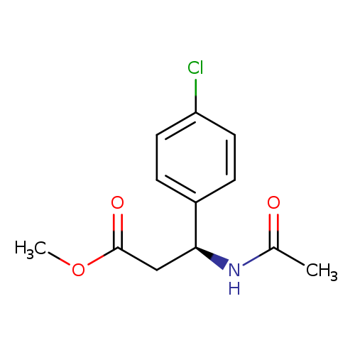 Benzenepropanoic acid, b-(acetylamino)-4-chloro-, methylester, (betaS)-