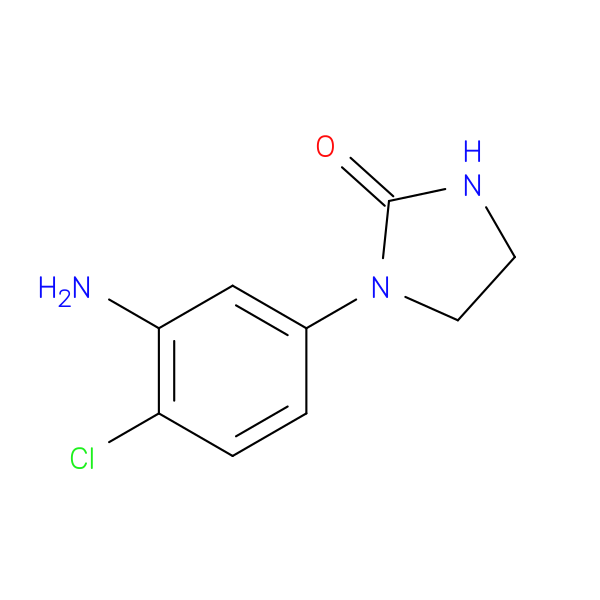 1-(3-amino-4-chlorophenyl)imidazolidin-2-one