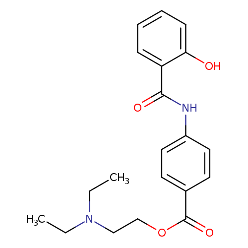 2-(Diethylamino)ethyl4-(2-Hydroxybenzamido)benzoate