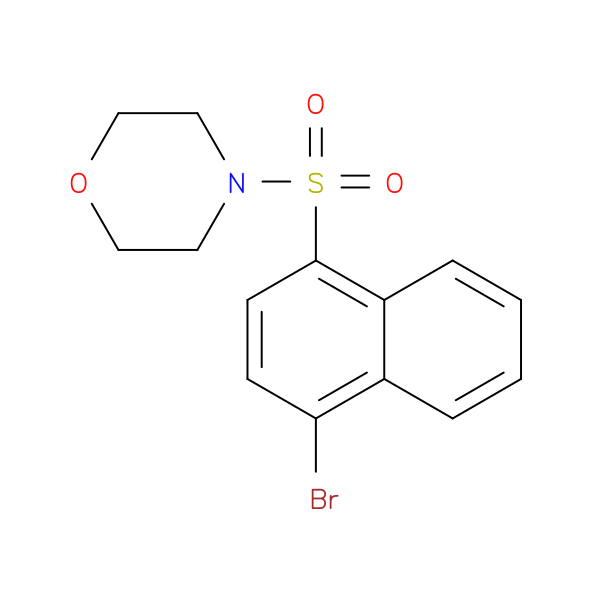 4-((4-broMonaphthalen-1-yl)sulfonyl)Morpholine