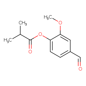 Propanoic acid, 2-methyl-, 4-formyl-2-methoxyphenyl ester