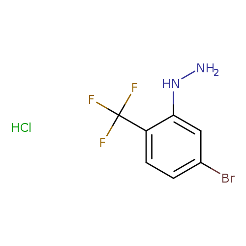[5-bromo-2-(trifluoromethyl)phenyl]hydrazine hydrochloride
