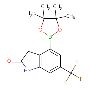 4-(4,4,5,5-Tetramethyl-1,3,2-dioxaborolan-2-yl)-6-(trifluoromethyl)-2,3-dihydro-1h-indol-2-one
