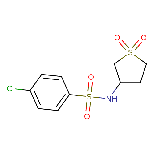 4-chloro-N-(1,1-dioxotetrahydro-1H-1lambda~6~-thiophen-3-yl)benzenesulfonamide