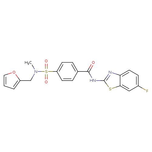 N-(6-fluoro-1,3-benzothiazol-2-yl)-4-{[(furan-2-yl)methyl](methyl)sulfamoyl}benzamide